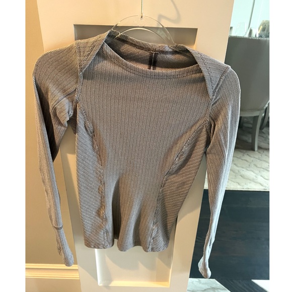 Tops - Lululemon Herringbone Top Super Warm 4